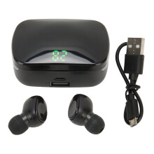 Lightweight Touch Control True Wireless Earbuds Bluetooth 5.3 Noise Cancelling Mic Waterproof with LED Charging Case for Music Sports Work
