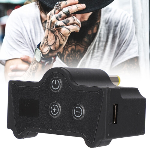 LED Display Tattoo Power Supply Unit, Jump Start Function With Stable Voltage Output, Durable Power Supply For Wireless Tattoo Machine Featuring 2
