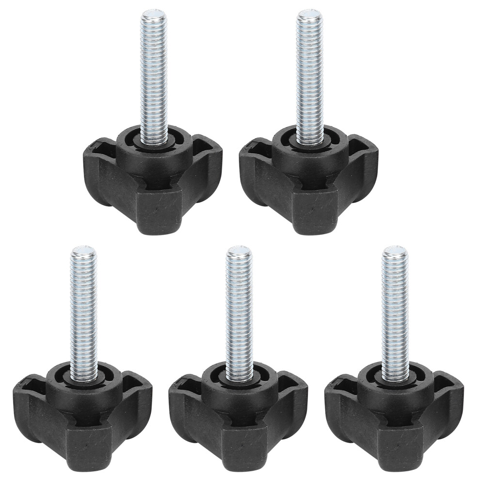 Hand Twisted Locking Handle Screw Ergonomic Design Durable Abs Material Thumb Screw M6 X 25Mm Wing Knob Bolt With Good Fastening Effect For 9138057828832