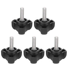 Clamping Screw with Star Knob Design, Thumb Screw for Adjustable Fixtures, Good Fastening Effect Hardware with Durable ABS Material, Wear-Resistant