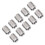 Reducer Female Sleeve For Precision Threading, Threaded Insert Stainless Steel Conversion Nut For Aviation Automobile Electronic Communication, 4