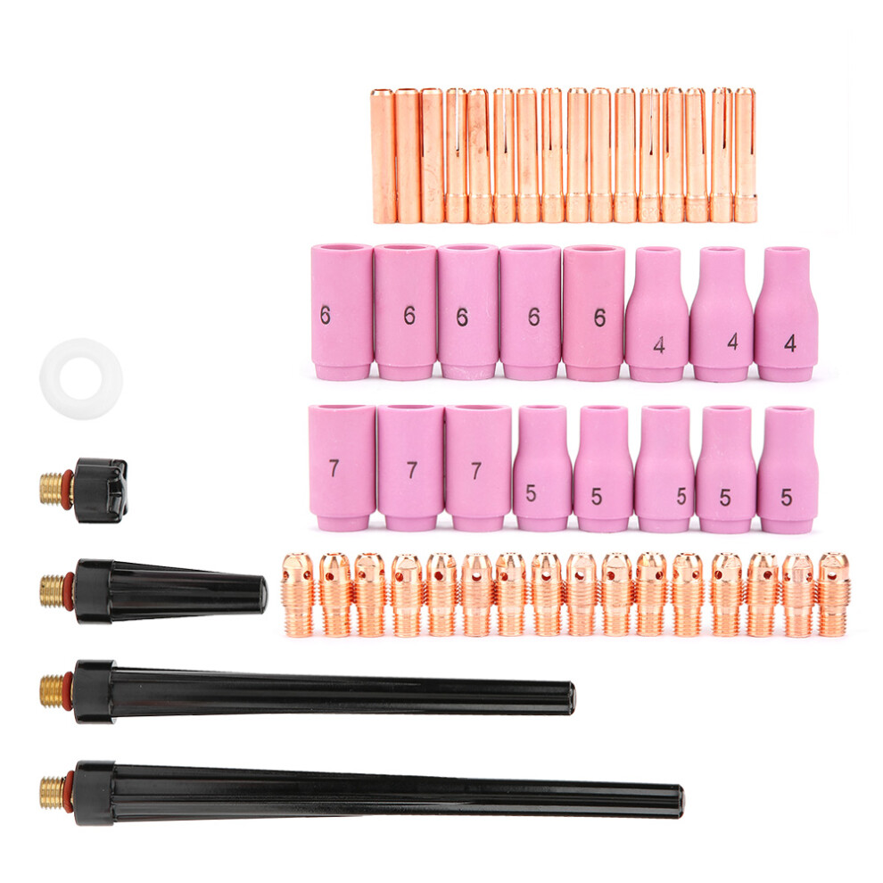 53Pcs Tig Torch Parts Set: Nozzle Collet Cup For Wp-9 20 25 4271382948174