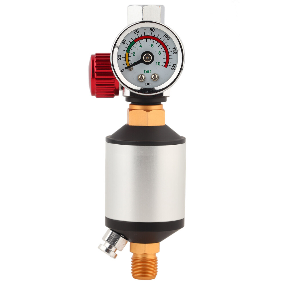 Durable Aluminum Air Compressor Regulator With Gauge For Pneumatic Tools High Flow Air Volume And Precision Air Adjustment Anti Corrosion Industrial 9138057837049