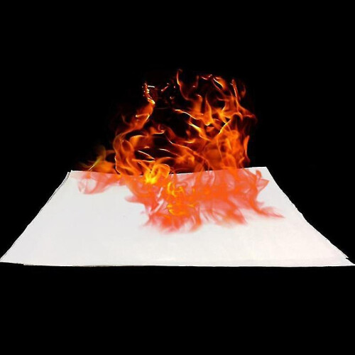 10pcs 20*10cm Fire Paper Flash Flame Paper Fire Paper Magic Props Effect Shock 1