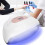 Adjustable Lighting Element UV Gel Nail Lamp With LCD Touch Display, Smart Infrared Sensor Fast Curing Time Durable LED Beads Detachable Base Design 6