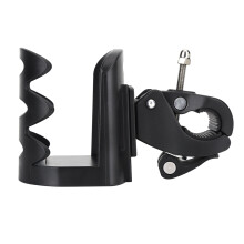 Phone Holder And Cup Holder Combo, Adjustable Bottle Holder For Stroller Bike Wheelchair Featuring Easy To Use Anti Slip Design 360 Degree Rotation