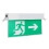 Emergency Exit Light With Battery Backup Photoluminescent Exit Sign UL 924 Code Approved UL Listed Double Sided Emergency Exit Signs Flame Retardant 2