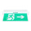Emergency Exit Light With Battery Backup Photoluminescent Exit Sign UL 924 Code Approved UL Listed Double Sided Emergency Exit Signs Flame Retardant 4
