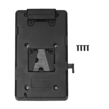 Camera Battery Plate With USB Port And DC Outputs, V Lock Mount Battery Adapter Plate With Quick Release For Sony V-Mount Batteries, Heat Resistant