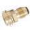 Propane Adapter Fitting, High Quality Solid Brass Construction, Lifetime Replacement Guarantee Easy and Quick to Install Universal Propane Tank 5