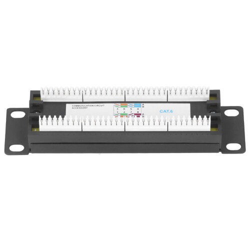 Network Patch Panel 8 Port Wall Mount Cat6 UTP Supports Future Proof Network Resistant To Plugging And Unplugging 1