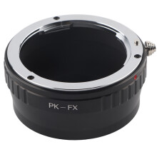 Fuji FX Mount Lens Adapter Compatible With Pentax PK Lenses Supports Manual Diaphragm Control And Infinity Focus All Metal Design Brass Aluminum