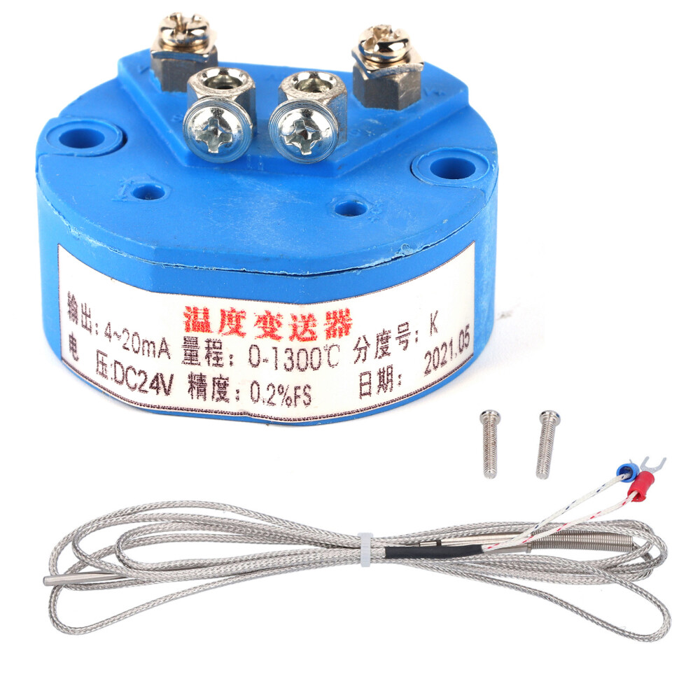 Stable Performance Temperature Transmitter Module With Rtd Pt100 Sensor Output Current Signal Measurement Precision Flame Retardant Abs Long Service 9138057975284