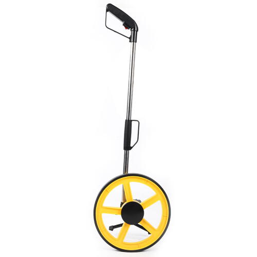 Construction Grade Measuring Wheel In Feet Multi Scene Application Wear Resistant TPR Material Forward And Backward Counting Foldable Three Fold With 2