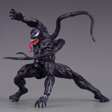 (Venom) SHF Venom 2 Symbiote Action Figure Marvel Universe Amazing Spider-Man Movie Model Toy with Articulation & Accessories