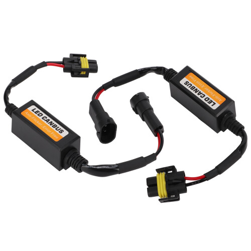 Plug And Play LED Decoder Power Fluctuation Issues Universal Car Accessories Waterproof Anti-Flicker LED Headlight Decoders Corrosion Resistant ABS 1