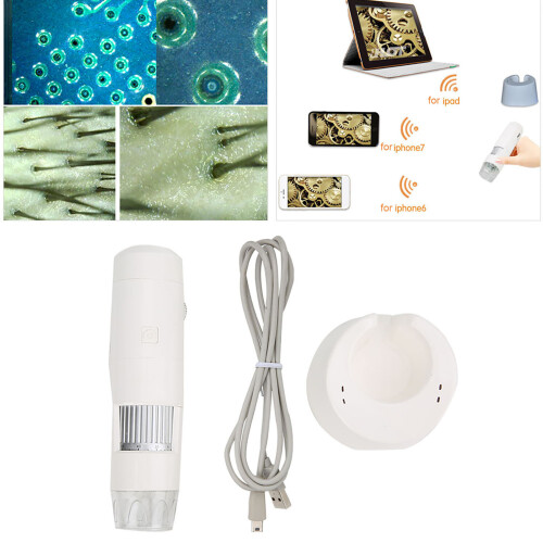 Scalp Detection Function Smart Scalp Analyzer Device 5-200X Magnification With LED Lighting And Stable Base Multifunctional Application 2