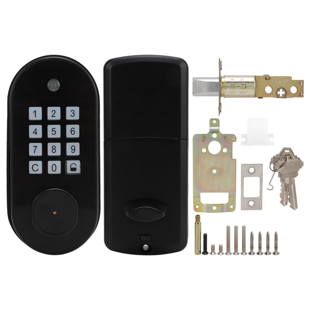 Fingerprint Door Lock With Keyless Entry System Smart Electronic Deadbolt Lock Auto Lock Feature Easy Setup Password And Key Unlocking Options 9138057982770