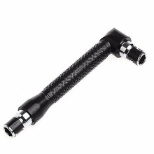 Screwdriver Bits Compatible Hex Socket Wrench, Double Headed L Shaped Hand Tool Reversible Ratchet Driver Sturdy and Durable Right Angle Carbon Steel