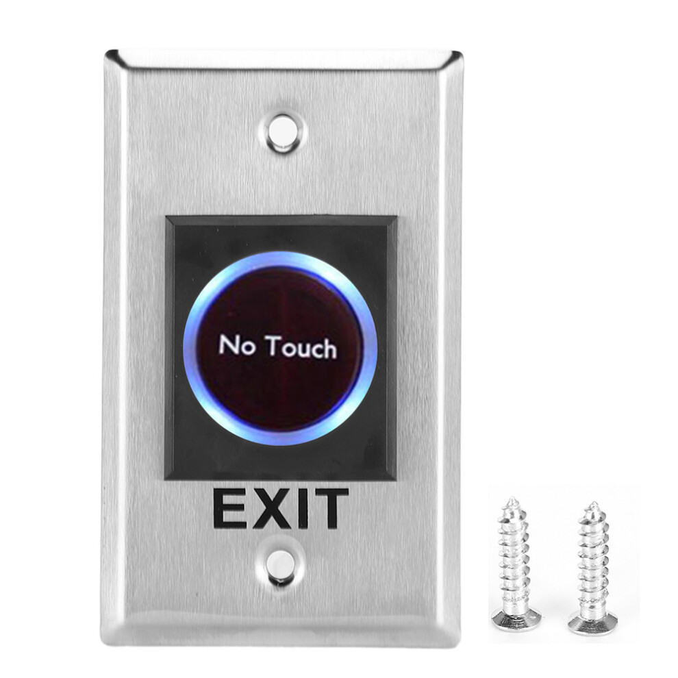 Access Control System Compatible Infrared Sensor Switch Touchless Exit Button No Touch Door Release With Dual Color Led Indicator Quick Response Time 9138057984163