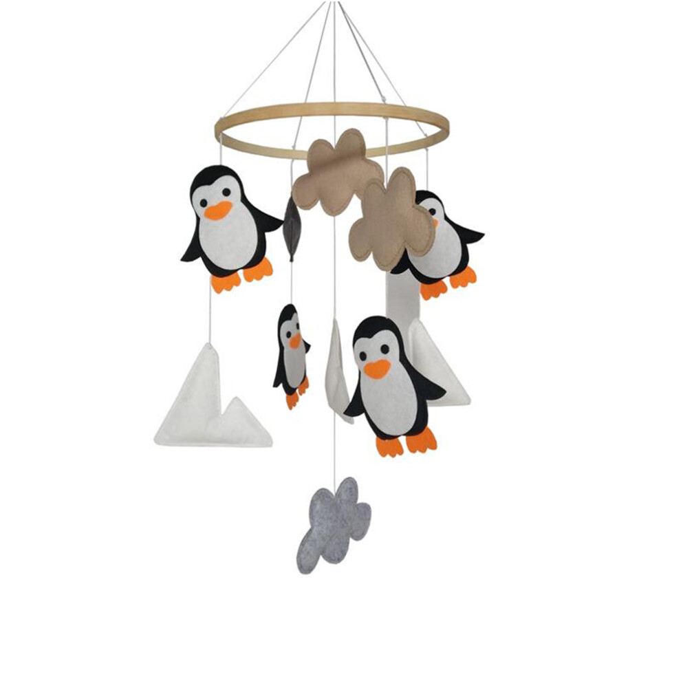 Unique 3 D Design Nursery Mobile For Crib With Sustainable Felt Materials And Minimalist Charm That Creates A Calming Atmosphere