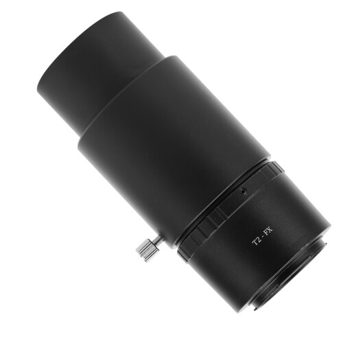 Light Eliminating Thread Design Telescope Extension Tube, Manual Focusing Support Anodized Black Finish with M48x0.75mm Thread Compatibility E Mount 1