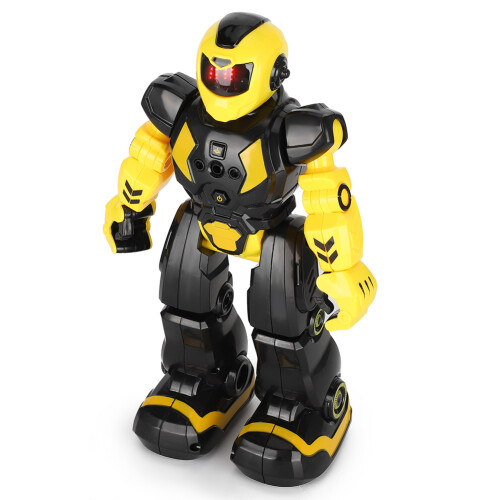 Singing Dancing LED Eyes Remote Control Robot for Kids, Gesture Sensing Programmable Educational Toy with Obstacle Avoidance and Rechargeable Power 1