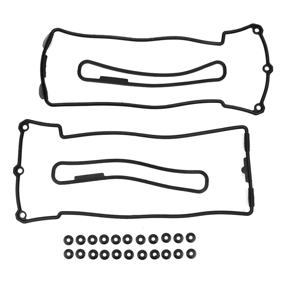 Replacement Valve Cover Gasket Set For Bmw E39 E38 E53, Highly Conformable To Imperfect Sealing Surfaces Every Part For The Repair Precision Rubber 9138057994322