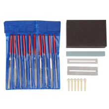 Pickguard Grinding Guitar Files Kit Fret Nut Saddle Slot Luthier Repair Tool 10Pcs Set Various Shapes Metal Body Anti Skid Handle Widely Used DIY