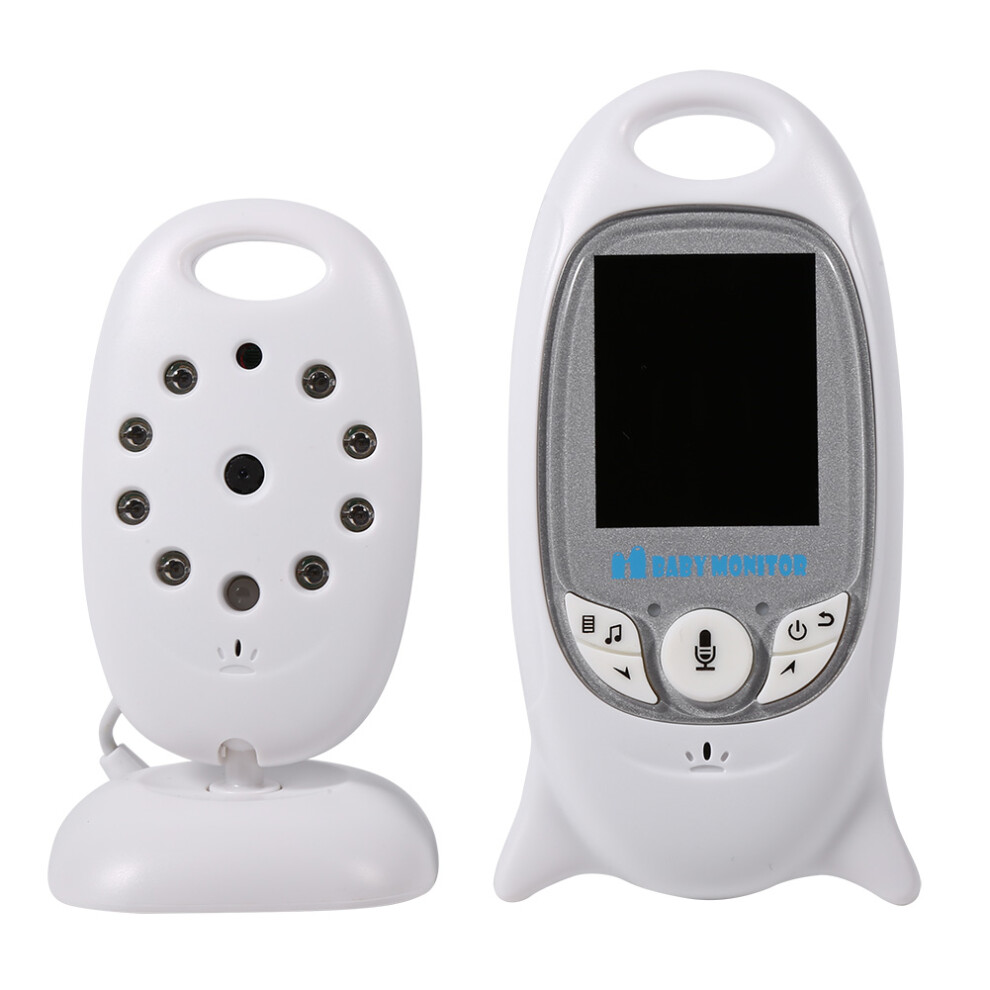 Two Way Talk Baby Monitor With Night Vision Wireless Video Monitor Long Transmission Range Digital Camera Temperature Monitoring Plug And Play High