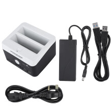 Bare Drive Access Docking Station USB 3.0 For 2.5" 3.5" SATA HDD SSD Offline Clone Super Speed Data Transfer Universal Compatibility Stable Power