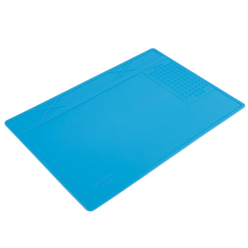 Heat Resistant Workbench Mat With Anti Slip Surface And Magnetic Functionality, Multi Functional Soldering Mat For Electronics Repair With Scale Ruler 2