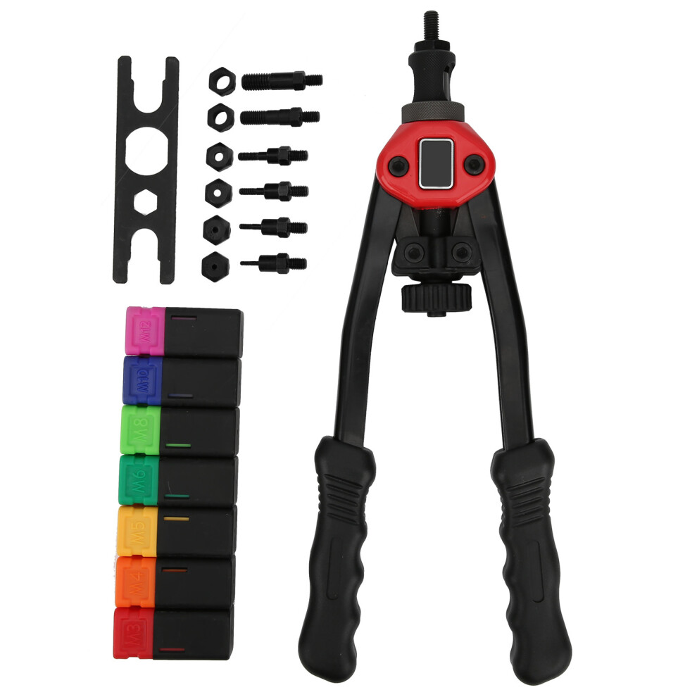 Tool Free Quick Change Head Design Hand Rivet Nut Tool With Ergonomic Handles Wide Riveting Applications Rotating Design For Diy Enthusiasts 9138057003994