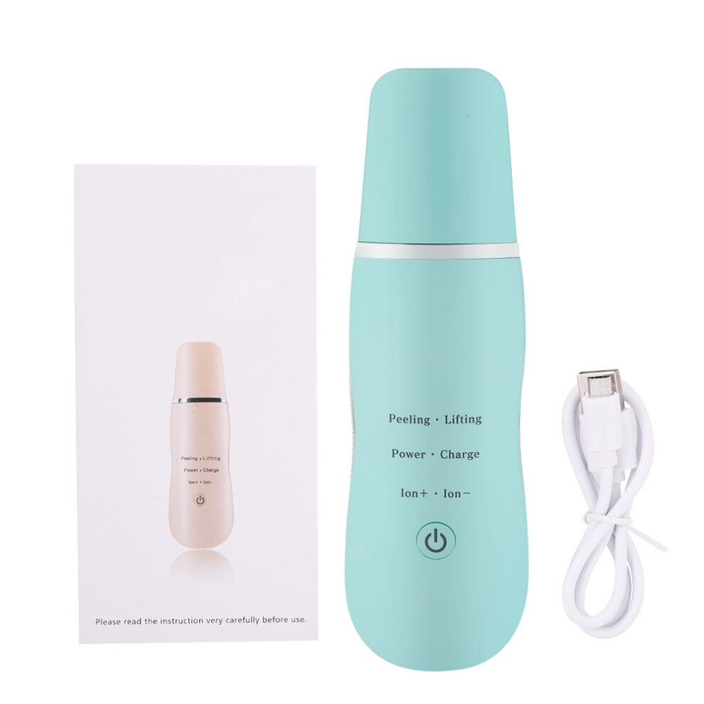 Skincare Routine Facial Scrubber Spatula Pores Cleanser Blackhead Removal Tool with 4 Modes Deep Cleansing Rechargeable Gentle Hydro Exfoliation