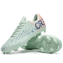 (green, 45) High-Quality Unisex Soccer Cleats with FG Long Studs & TF Short Studs, Durable Multi-Color Football Shoes