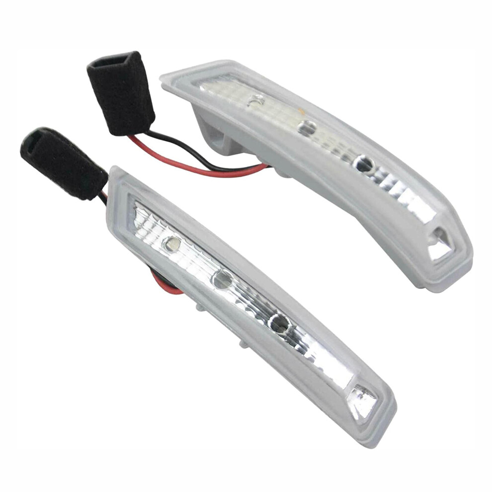 Clear Lens Turn Signal Improved Visibility Plug And Play No Modification Required Driving Safety Weather Resistant Turn Signal Side Mirror Turn Light 9138057903126