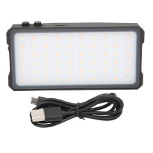 Adjustable Color Temperature LED Video Light 3000K To 6500K, Dimmable Light For Photography With CRI95+ High Quality Illumination, RGB Photography