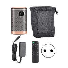 Smart Movie Projector with Native 1080P Resolution, Electric-Focus Precision for Instant Clarity, 280 ANSI Lumens Brightness with DLP Enhancement,