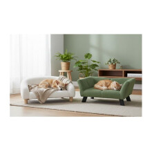 Cama para cachorro ou gato Sofá verde 62 x 43 x 25 cm