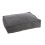 Cushion cesta em têxtil 80 x 60 x 18 cm Cinza 2