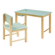 Set da ufficio e sedia per bambini naturale verde menta 03_0009411