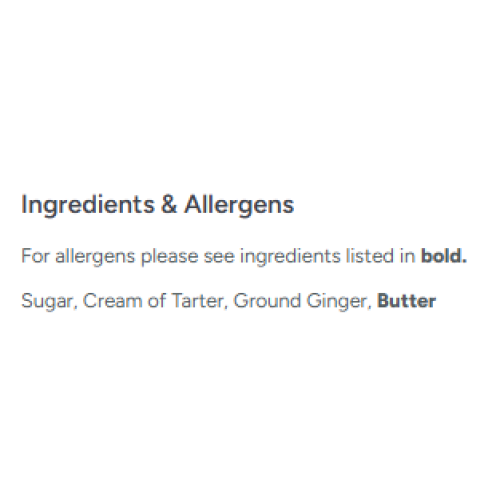 Zorba Online Ginger Creams 500g Bag 1