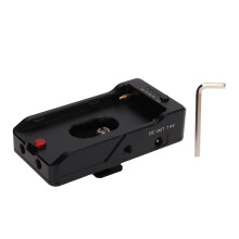 Aluminum Alloy Battery Adapter For Sony NP-F Series Cameras Extendible Camera Baseplate Type C Charging Interface Automatic Wake Up And Sleep Modes