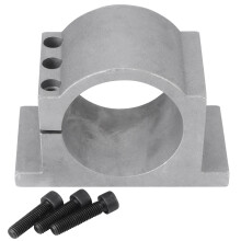 Cast Aluminum Spindle Motor Clamp Support Bracket 80mm CNC Router Engraving Milling Machine High Precision Anti Deformation Seismic Capability With