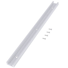 Double Cut T Track Aluminum Alloy Wear Resistant Universal Fit, Precision Cut T Slot Rail with Versatile Application for Woodworking Jigs Fixtures