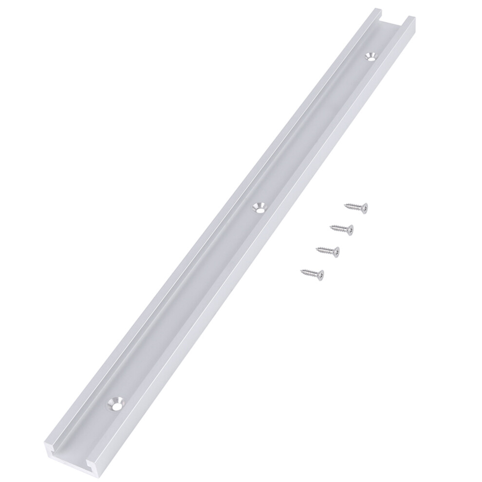 Double Cut T Track Aluminum Alloy Wear Resistant Universal Fit, Precision Cut T Slot Rail With Versatile Application For Woodworking Jigs Fixtures 9138057045680