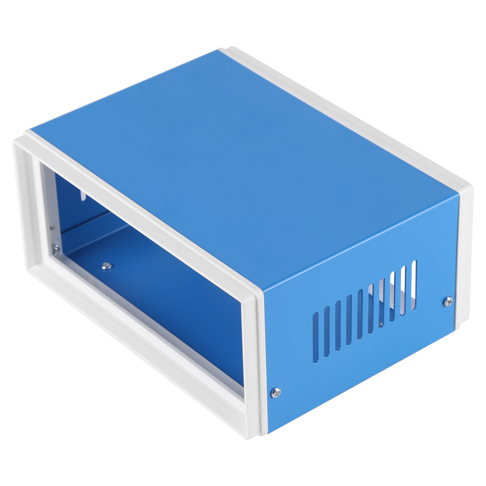 Project Case For Electronic Enclosure Blue Metal Junction Box, Moisture Proof Anti Corrosion Durable Construction Screw Tightened Electrifying 9138057046052
