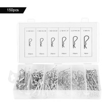 Secure Hold for Bolts Cotter Pin Assortment Kit, Adjustable Hitch Pin Lock System Versatile Locking Pin Set Durable Trailer Hitch Pins Multiple Sizes
