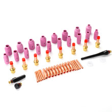 51 Pieces TIG Collet And Collet Body Kit For WP-17 18 26 Torch Sets Superior Ceramic Material Provides Enhanced Toughness And Crack Resistance For