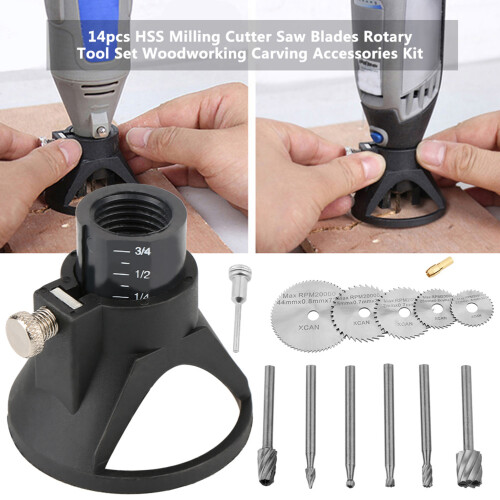 Cutting Guide For Rotary Multi Tool With HSS Drill Bits Maximum Visibility And Easy Depth Adjustment Durable And Compressive Strength Tough 1